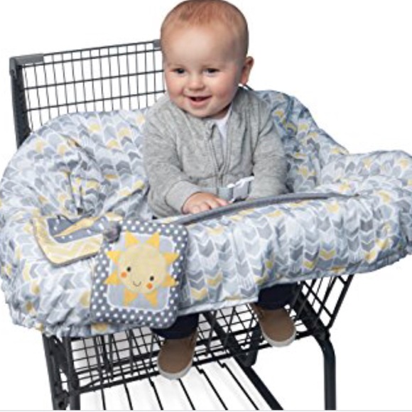 boppy Other - Boppy grey & yellow cart/highchair cover